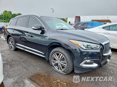 Czwarte zdjęcie samochodu z boku: 2019 INFINITI QX60 LUXE VIN:5N1DL0MM0KC554920 - miniatura