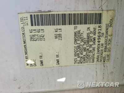 Zdjęcie 13 z 13 samochodu: 2012 NISSAN ALTIMA 2.5 VIN:1N4AL2AP0CN496918 - miniatura