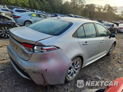 Trzecie zdjęcie samochodu z tyłu: 2021 TOYOTA COROLLA LE VIN:5YFEPMAE5MP234908 - miniatura