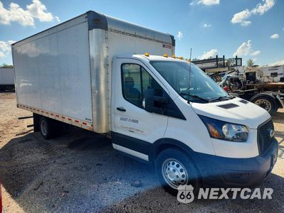 Czwarte zdjęcie samochodu z boku: 2022 FORD TRANSIT T-350 HD BOX TRUCK VIN:1FDRU6PG2NKA21313 - miniatura