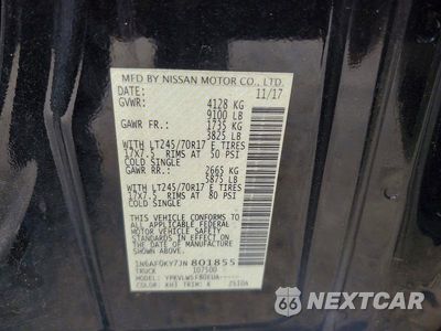 Zdjęcie 13 z 13 samochodu: 2018 NISSAN NV 2500 HD S VIN:1N6AF0KY7JN801855 - miniatura