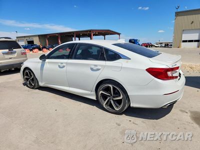 Drugie zdjęcie samochodu z przodu: 2020 HONDA ACCORD SPORT VIN:1HGCV1F30LA078154 - miniatura