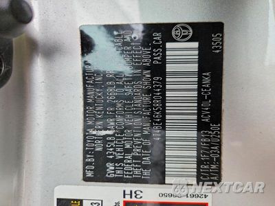 Zdjęcie 12 z 12 samochodu: 2008 TOYOTA CAMRY LE VIN:4T4BE46K58R044379 - miniatura