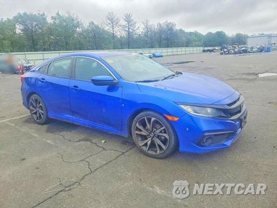 Czwarte zdjęcie samochodu z boku: 2019 HONDA CIVIC SPORT VIN:2HGFC2F88KH575473 - miniatura