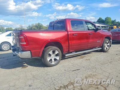 Trzecie zdjęcie samochodu z tyłu: 2021 RAM 1500 LARAMIE VIN:1C6SRFJT0MN790023 - miniatura