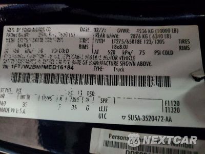 Zdjęcie 12 z 12 samochodu: 2021 FORD F250 SUPER DUTY VIN:1FT7W2BN0MED16184 - miniatura