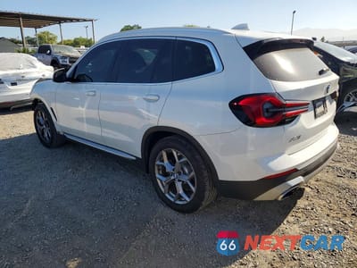 Drugie zdjęcie samochodu z przodu: 2022 BMW X3 XDRIVE30I VIN:5UX53DP03N9L14608 - miniatura