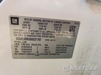 Zdjęcie 13 z 13 samochodu: 2016 GMC TERRAIN DENALI VIN:2GKFLVEK3G6221767 - miniatura