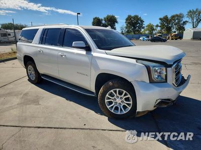 Czwarte zdjęcie samochodu z boku: 2015 GMC YUKON XL K1500 SLT VIN:1GKS2HKC7FR687995 - miniatura