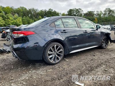 Trzecie zdjęcie samochodu z tyłu: 2020 TOYOTA COROLLA SE VIN:JTDS4RCE3LJ006477 - miniatura