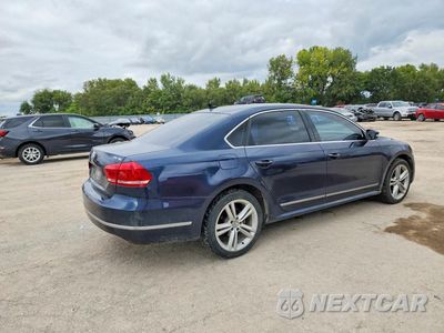 Trzecie zdjęcie samochodu z tyłu: 2014 VOLKSWAGEN PASSAT SE VIN:1VWBN7A31EC018098 - miniatura
