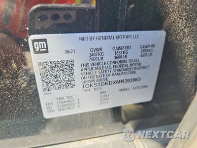 Zdjęcie 13 z 13 samochodu: 2021 GMC YUKON XL C1500 SLT VIN:1GKS1GKDXMR393963 - miniatura