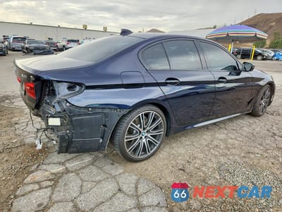 Trzecie zdjęcie samochodu z tyłu: 2020 BMW 540 I VIN:WBAJS1C06LCD78519 - miniatura