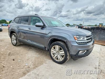 Czwarte zdjęcie samochodu z boku: 2019 VOLKSWAGEN ATLAS VIN:1V2ER2CAXKC514191 - miniatura
