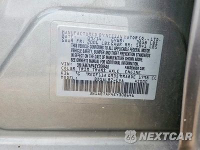 Zdjęcie 12 z 12 samochodu: 2014 NISSAN SENTRA SR VIN:3N1AB7AP4EY308646 - miniatura