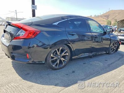 Trzecie zdjęcie samochodu z tyłu: 2019 HONDA CIVIC SPORT VIN:2HGFC2F88KH533305 - miniatura