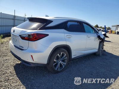 Trzecie zdjęcie samochodu z tyłu: 2018 LEXUS RX 450H BASE VIN:2T2BGMCA4JC022490 - miniatura