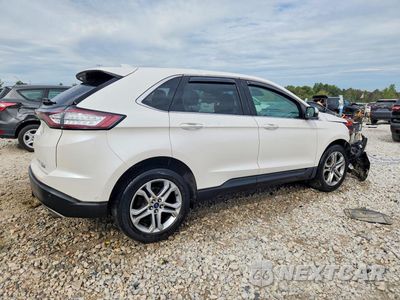 Trzecie zdjęcie samochodu z tyłu: 2016 FORD EDGE TITANIUM VIN:2FMPK4K90GBC03406 - miniatura