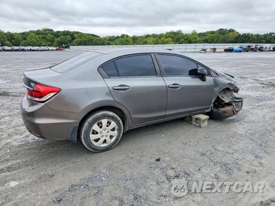 Trzecie zdjęcie samochodu z tyłu: 2013 HONDA CIVIC LX VIN:2HGFB2F5XDH525816 - miniatura