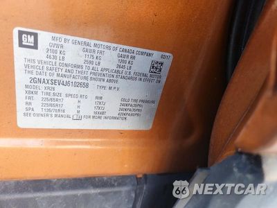 Zdjęcie 13 z 13 samochodu: 2018 CHEVROLET EQUINOX LT VIN:2GNAXSEV4J6102658 - miniatura