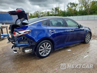 Trzecie zdjęcie samochodu z tyłu: 2019 KIA OPTIMA EX VIN:5XXGU4L12KG334109 - miniatura