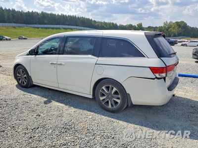 Drugie zdjęcie samochodu z przodu: 2016 HONDA ODYSSEY TOURING VIN:5FNRL5H92GB105035 - miniatura