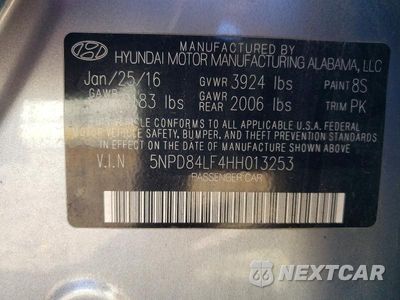 Zdjęcie 12 z 12 samochodu: 2017 HYUNDAI ELANTRA LIMITED VIN:5NPD84LF4HH013253 - miniatura