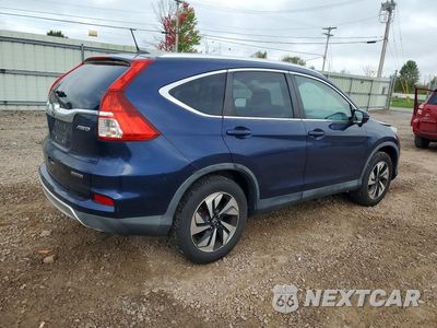 Trzecie zdjęcie samochodu z tyłu: 2015 HONDA CR-V TOURING VIN:5J6RM4H94FL082290 - miniatura
