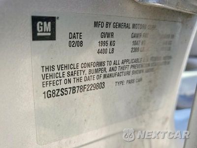 Zdjęcie 12 z 12 samochodu: 2008 SATURN AURA XE VIN:1G8ZS57B78F229803 - miniatura