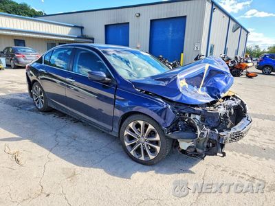 Czwarte zdjęcie samochodu z boku: 2014 HONDA ACCORD SPORT VIN:1HGCR2F55EA098284 - miniatura