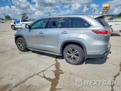 Drugie zdjęcie samochodu z przodu: 2016 TOYOTA HIGHLANDER XLE VIN:5TDKKRFHXGS159734 - miniatura