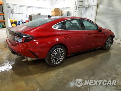 Trzecie zdjęcie samochodu z tyłu: 2024 HYUNDAI SONATA HYBRID LIMITED VIN:KMHL54JJ5RA086759 - miniatura
