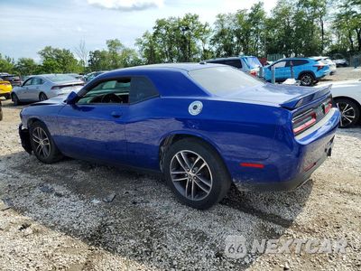 Drugie zdjęcie samochodu z przodu: 2019 DODGE CHALLENGER SXT VIN:2C3CDZGG5KH701094 - miniatura