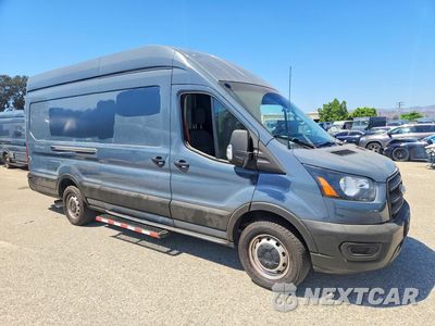 Czwarte zdjęcie samochodu z boku: 2020 FORD TRANSIT 250 DELIVERY VAN VIN:1FTBR3X83LKA87543 - miniatura