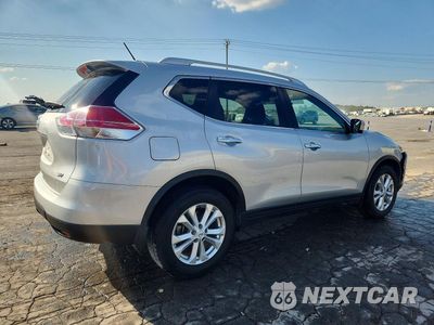 Trzecie zdjęcie samochodu z tyłu: 2016 NISSAN ROGUE SV VIN:KNMAT2MT3GP665410 - miniatura