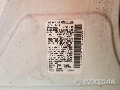 Zdjęcie 14 z 14 samochodu: 2018 NISSAN ROGUE SL VIN:JN8AT2MVXJW355080 - miniatura