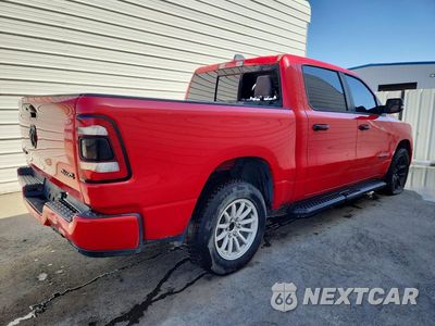 Trzecie zdjęcie samochodu z tyłu: 2023 RAM 1500 LARAMIE VIN:1C6SRFJT9PN540333 - miniatura