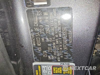 Piąte zdjęcie samochodu w środku: 2024 KIA FORTE LXS VIN:3KPF24ADXRE808390 - miniatura