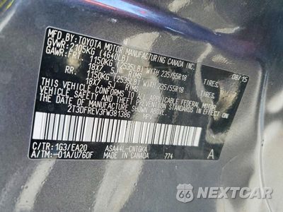 Zdjęcie 13 z 13 samochodu: 2015 TOYOTA RAV4 LIMITED VIN:2T3DFREV3FW381386 - miniatura