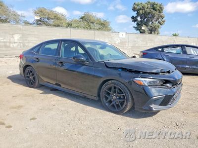 Czwarte zdjęcie samochodu z boku: 2022 HONDA CIVIC SPORT VIN:2HGFE2F50NH590988 - miniatura