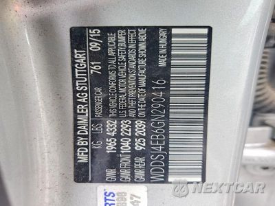 Zdjęcie 12 z 12 samochodu: 2016 MERCEDES-BENZ CLA 250 VIN:WDDSJ4EB6GN290416 - miniatura