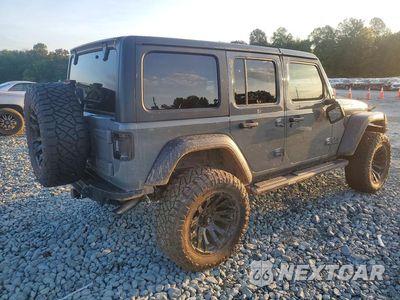 Trzecie zdjęcie samochodu z tyłu: 2022 JEEP WRANGLER UNLIMITED SPORT VIN:1C4HJXDG0NW108753 - miniatura