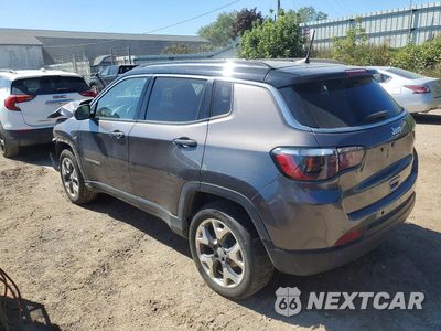 Drugie zdjęcie samochodu z przodu: 2021 JEEP COMPASS LIMITED VIN:3C4NJDCBXMT554291 - miniatura