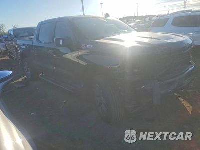 Czwarte zdjęcie samochodu z boku: 2021 CHEVROLET SILVERADO K1500 RST VIN:3GCUYEED7MG245205 - miniatura