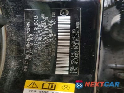 Zdjęcie 12 z 12 samochodu: 2016 LEXUS ES 350 VIN:58ABK1GG4GU021971 - miniatura