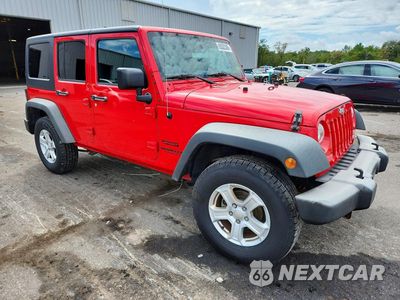 Czwarte zdjęcie samochodu z boku: 2016 JEEP WRANGLER UNLIMITED SPORT VIN:1C4BJWDG8GL220771 - miniatura