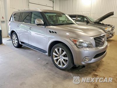 Czwarte zdjęcie samochodu z boku: 2014 INFINITI QX80 BASE VIN:JN8AZ2NE5E9063905 - miniatura