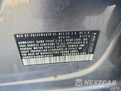 Zdjęcie 12 z 12 samochodu: 2013 VOLKSWAGEN JETTA HYBRID VIN:3VW637AJ0DM263526 - miniatura
