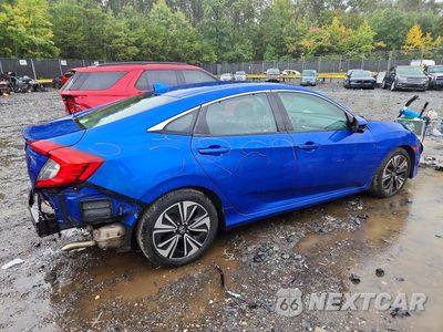 Trzecie zdjęcie samochodu z tyłu: 2016 HONDA CIVIC EX VIN:2HGFC1F33GH657309 - miniatura
