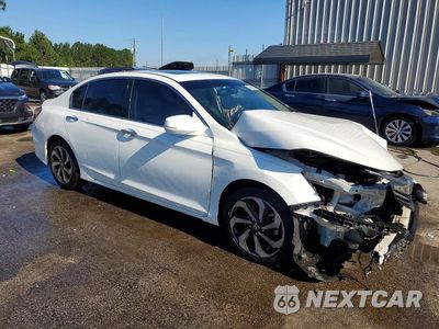 Czwarte zdjęcie samochodu z boku: 2017 HONDA ACCORD EXL VIN:1HGCR3F85HA041314 - miniatura
